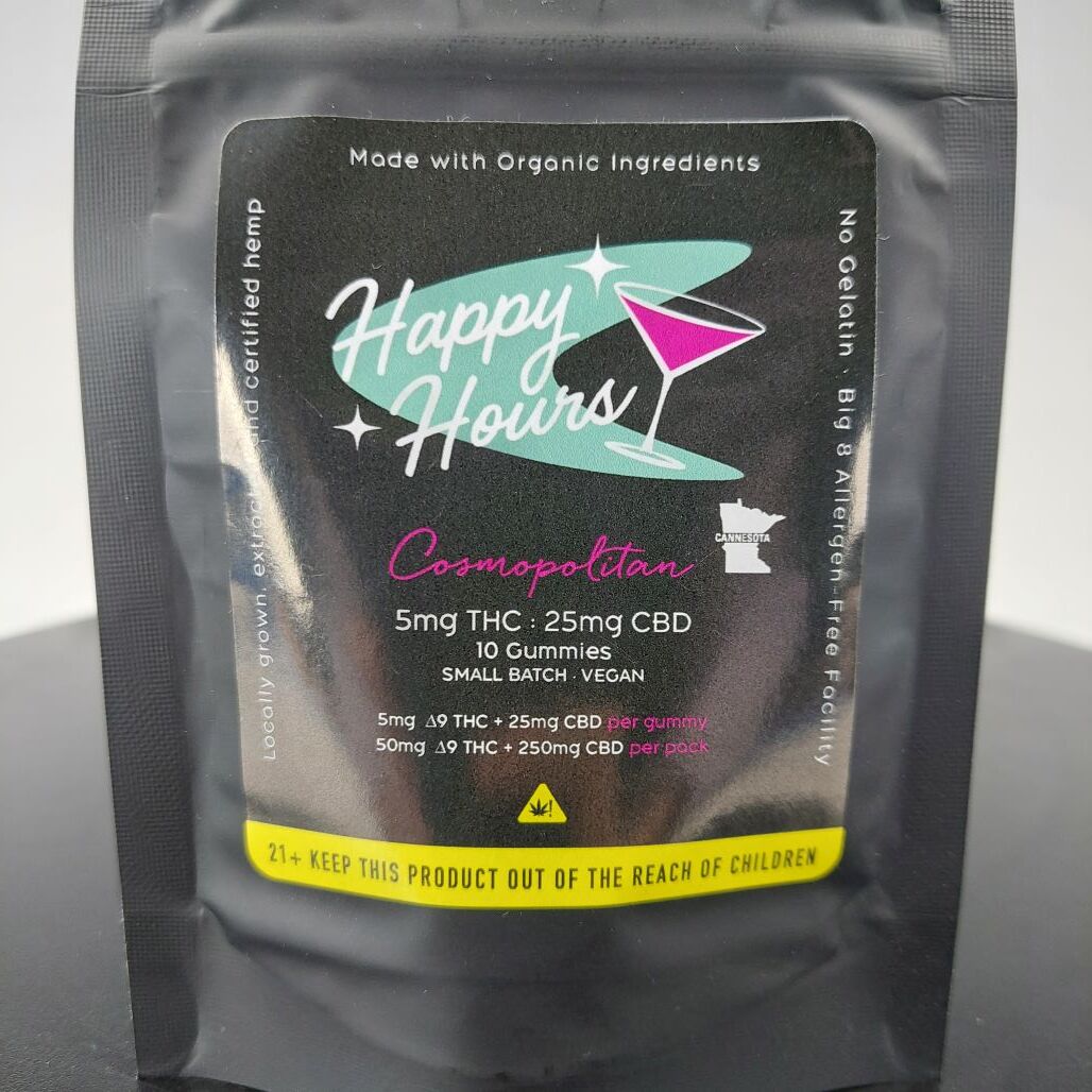 Happy Hour Gummies 50mg THC + 250mg CBD Legacy Edibles