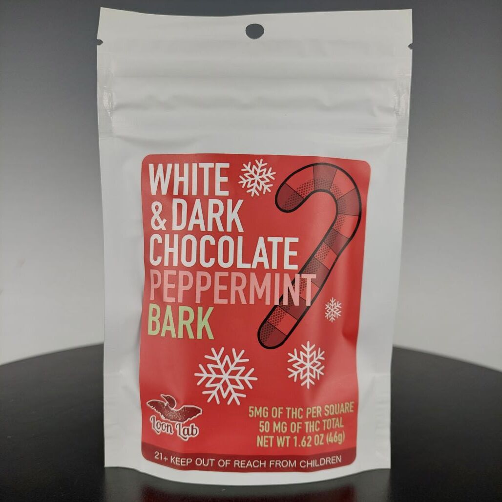 Loon Lab Peppermint Bark 50mg THC Legacy Edibles